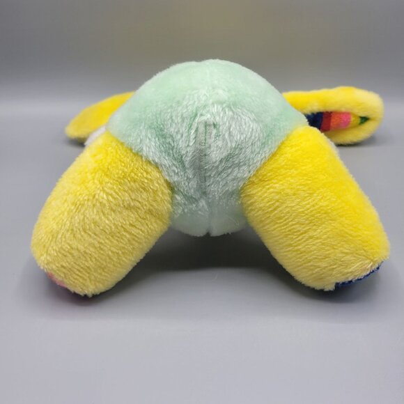 Vtg Scottie Toys Easter Rainbow Bunny Plush Stuffed Animal 12" Terry Cloth Belly - Picture 9 of 12
